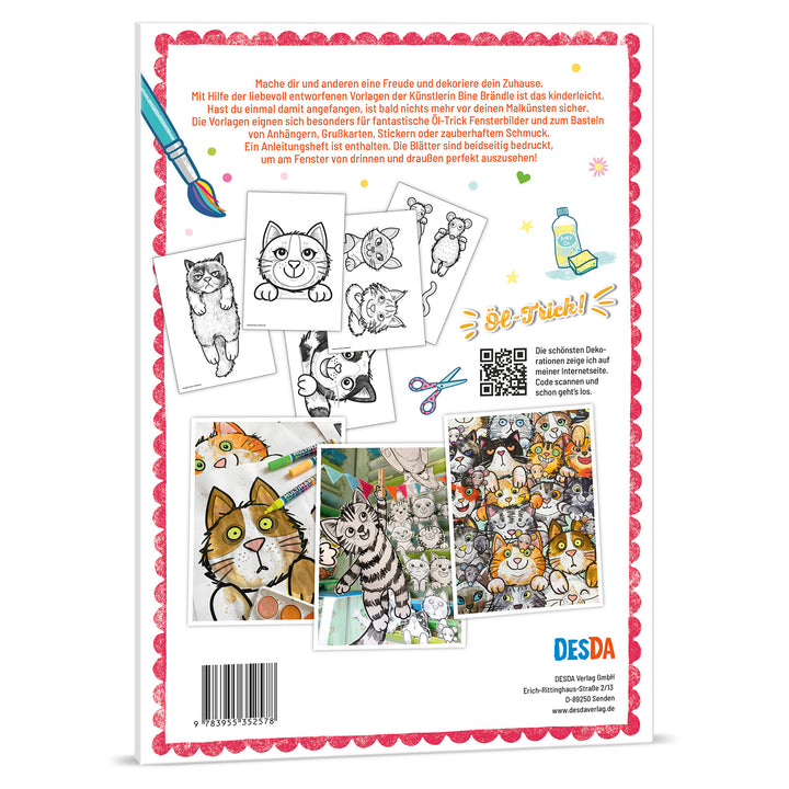 Deko- & Bastelideen - KATZEN GESICHTER & GIRLANDE