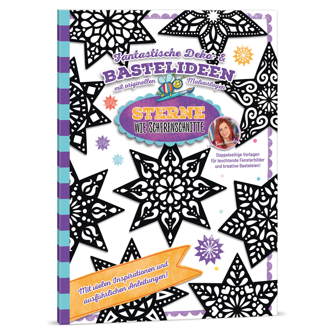 Deko- & Bastelideen - STERNE WIE SCHERENSCHNITTE