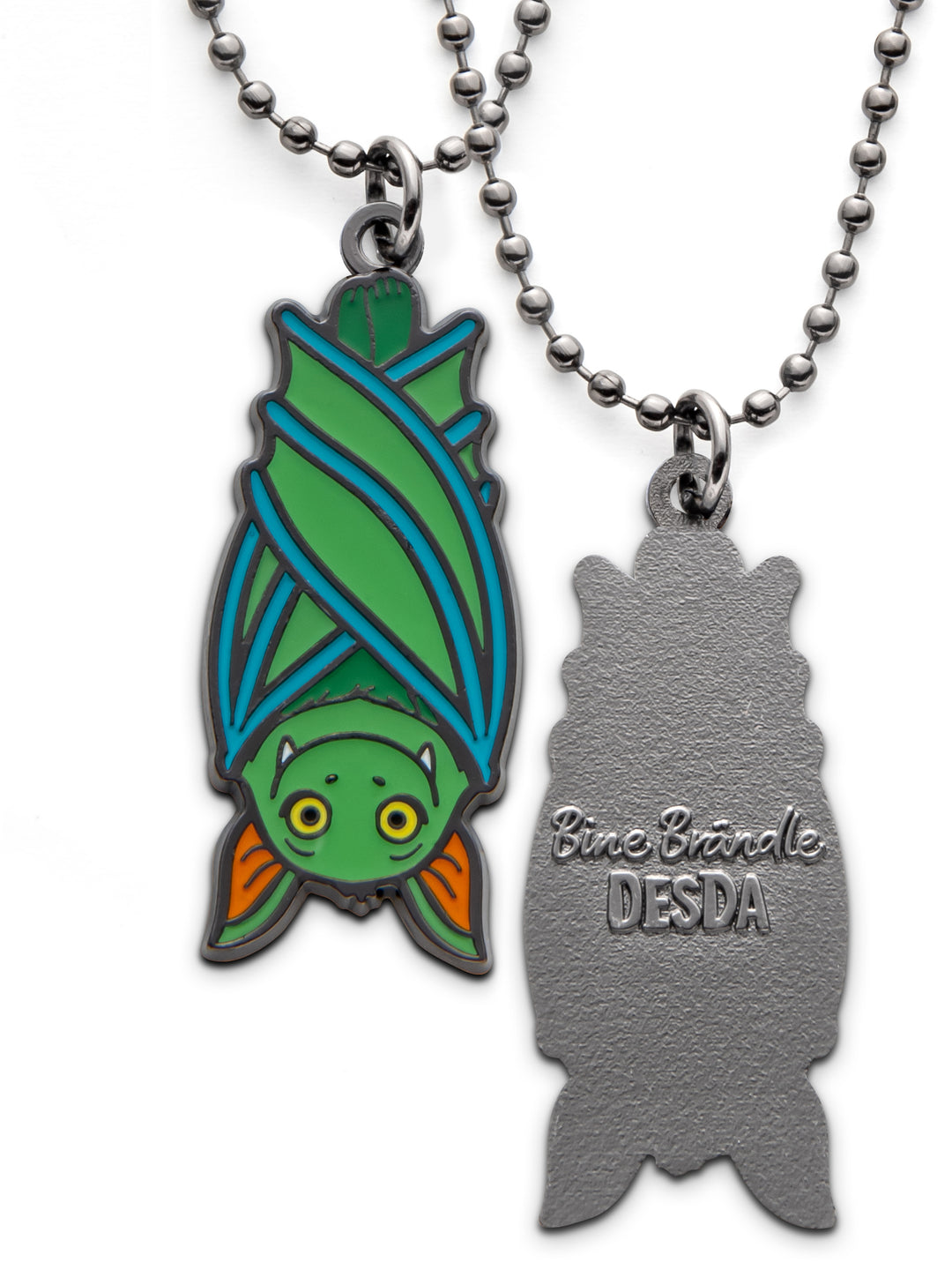 Halskette Fledermaus hängend