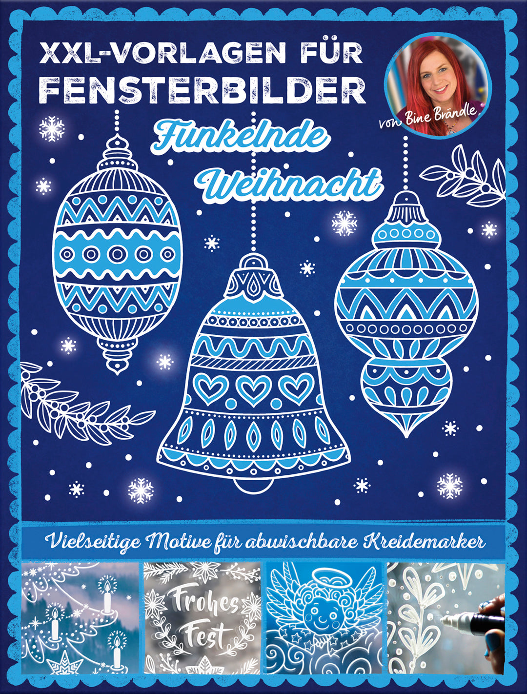 XXL-VORLAGEN FÜR FENSTERBILDER - Funkelnde Weihnacht