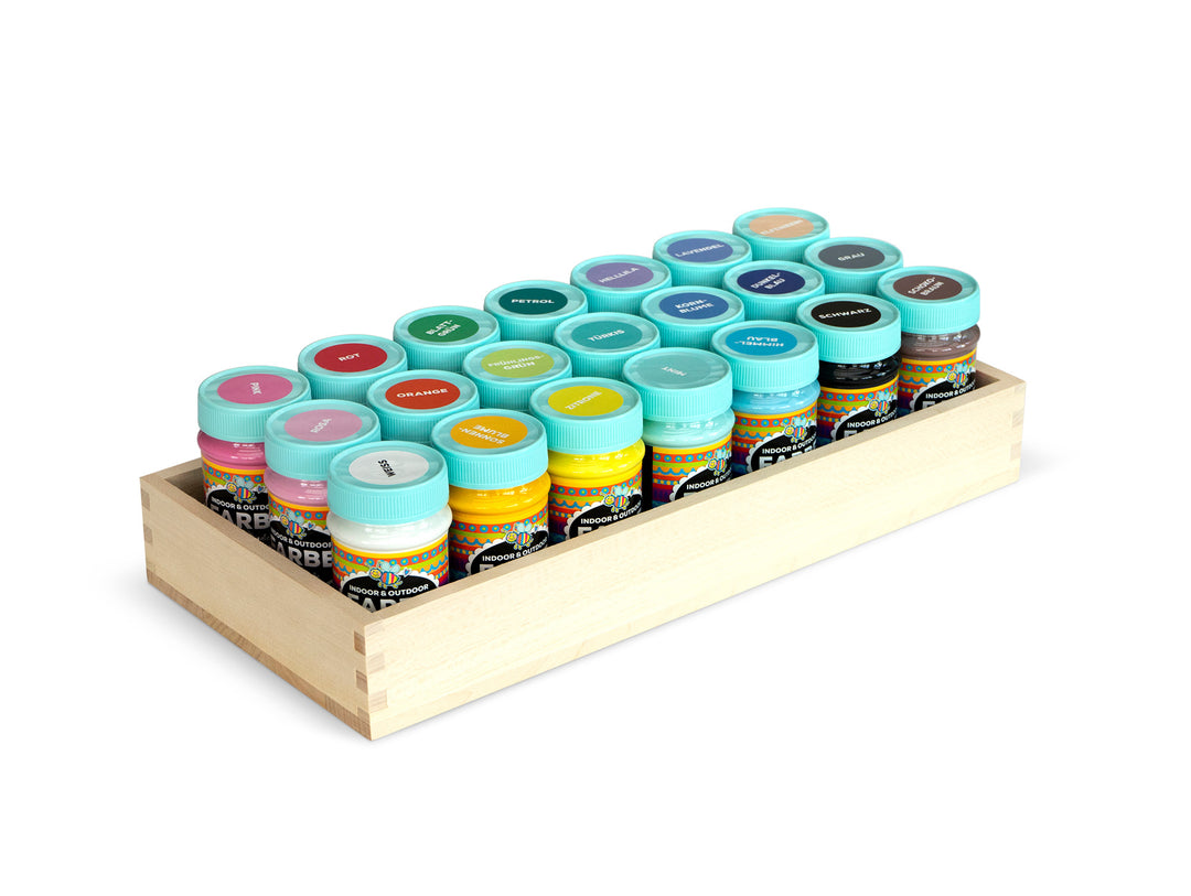 INDOOR & OUTDOOR BÜNDEL MIT 21 STANDARDFARBEN