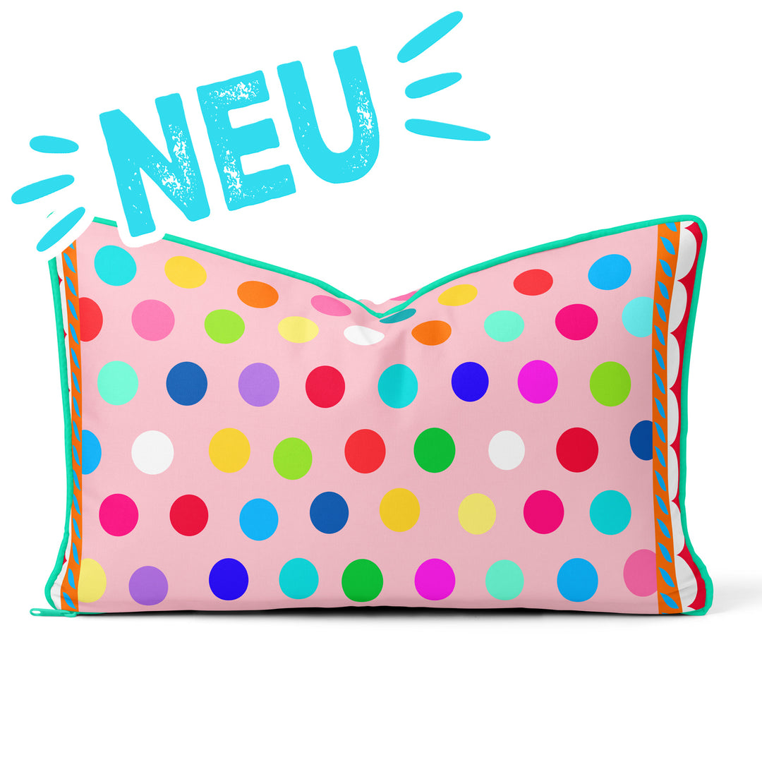 Lieblingskissen – Konfetti rosa