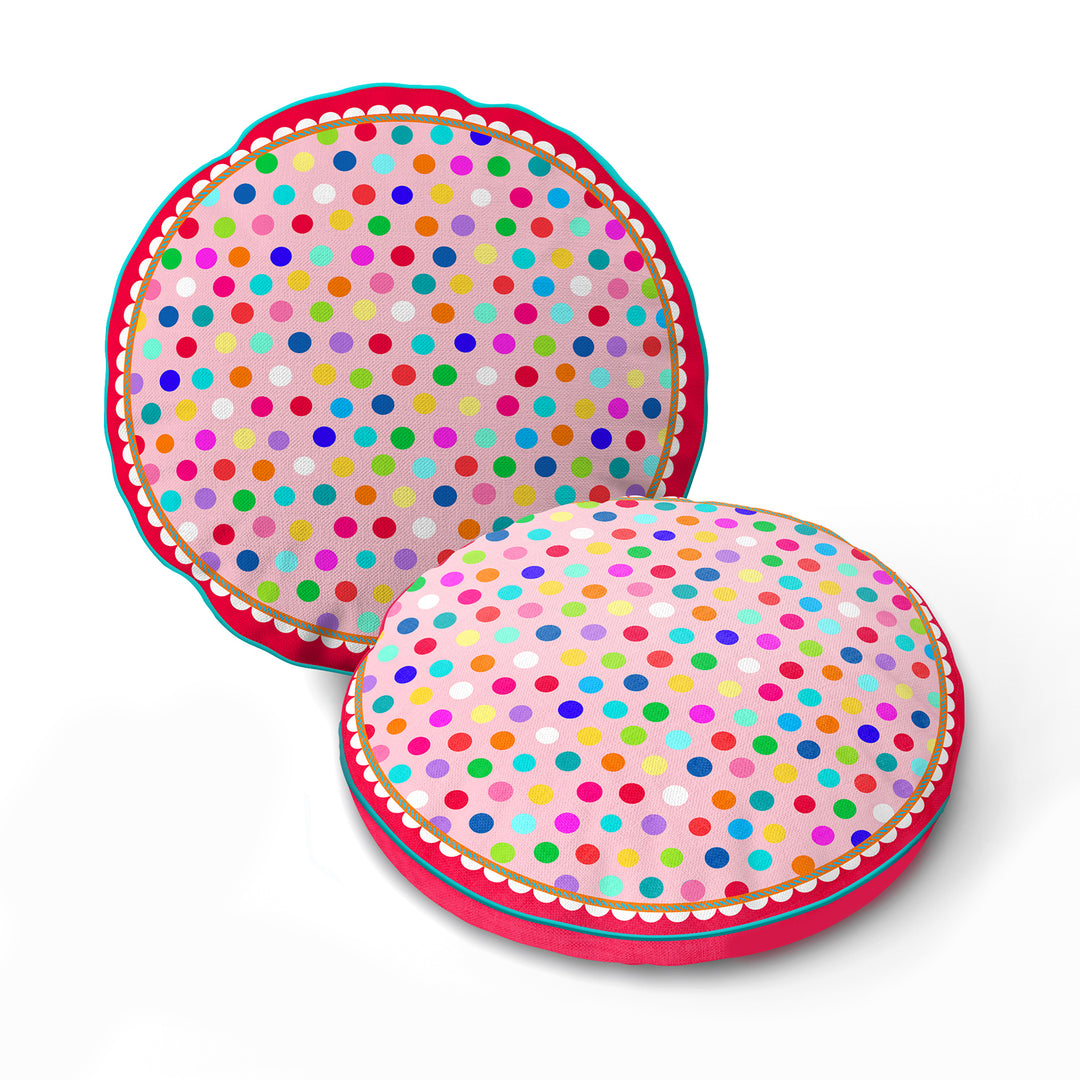 Lieblingskissen – Konfetti rosa