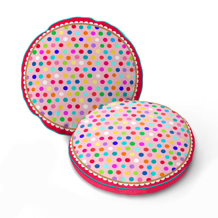 Lieblingskissen – Konfetti rosa