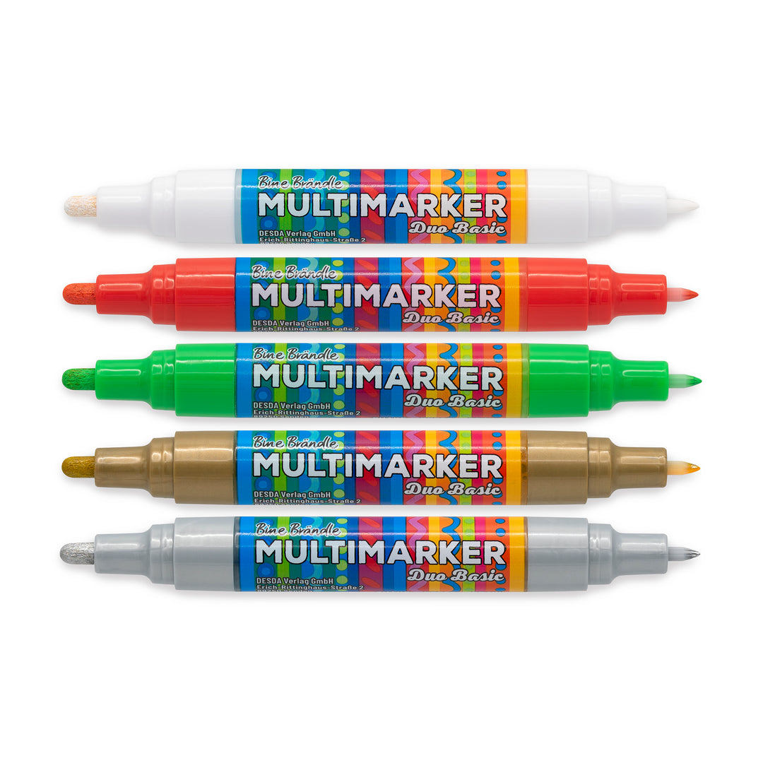 Multimarker Duo Basic Festtagsset 5 Stück