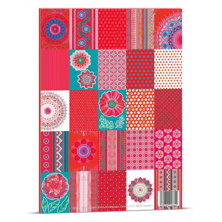 Bastel PAPIER - PAPIERMIX ROT