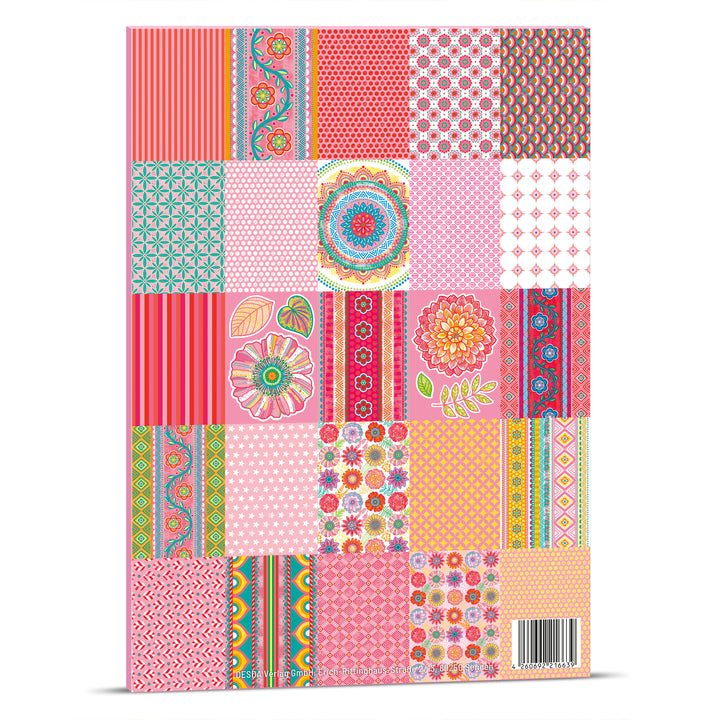 Bastel PAPIER - PAPIERMIX ROSA