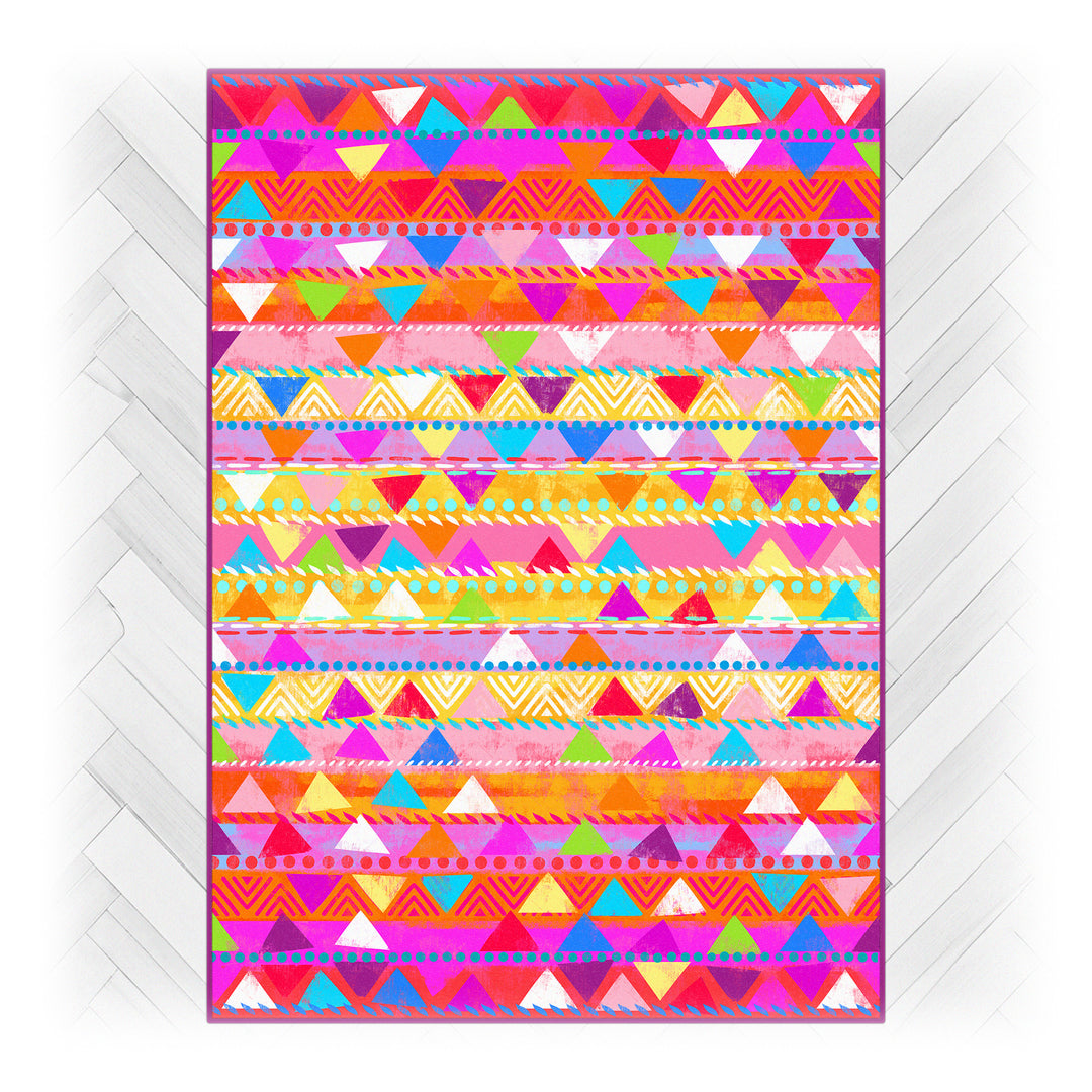 Teppich - Mosaik Pink