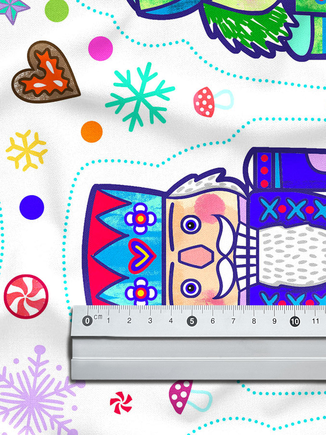 Nussknackerstoff groß - Stoff Klassiker