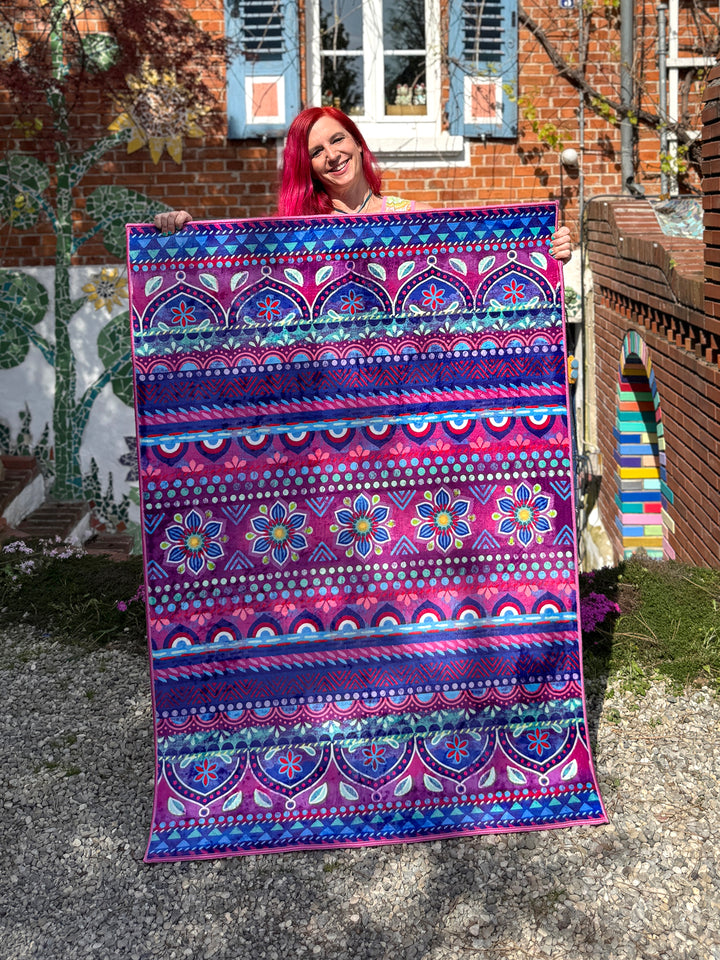 Teppich - Boho-Violett