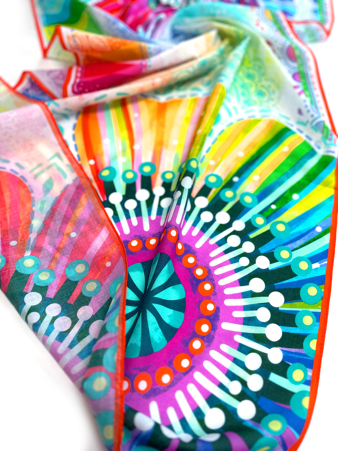 Tuch Regenbogenblume