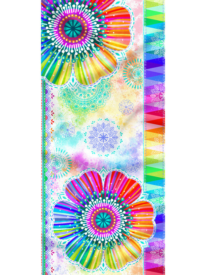 Tuch Regenbogenblume