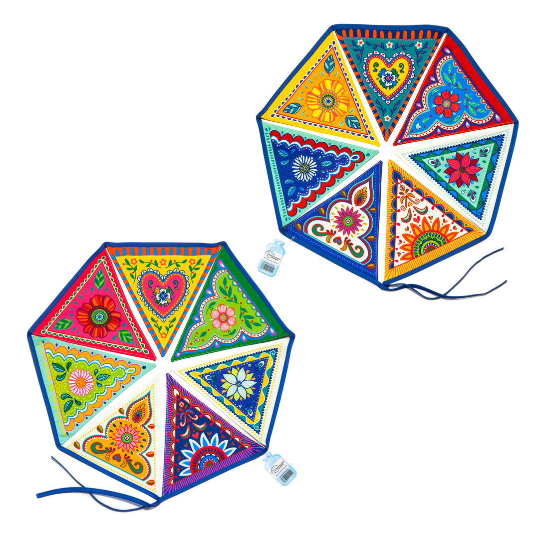 WIMPELGIRLANDE BLÜTEN