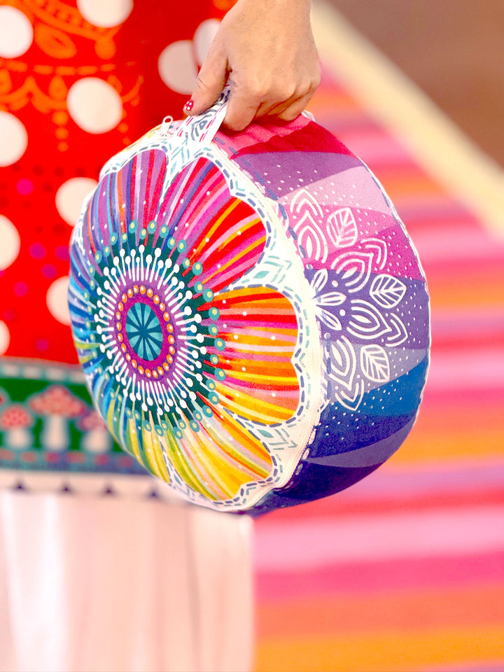 Meditations- und Yogakissen – Bunt