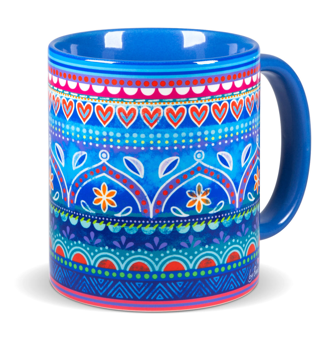 Boho-Blau - Tasse